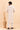 Cream Viscose Readymade Kurta Trouser Set For Men