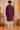 Elegant Purple Embroidered Kurta Pajama For Men