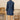 Navy Blue Jacquard Readymade Kurta Pyjama For Boys