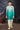 Teal Color Traditional Wear Readymade Indo Western For Boys