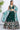 Sequins Work Green Bridal Lehenga In Georgette Fabric with Designer Choli