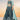 Teal Satin Fabric Sequins Work Lehenga With Blouse