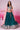 Sequins Work Teal Satin Reception Wear Lehenga Choli