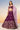 Sequins Work On Wine Georgette Lehenga With Artistic Blouse