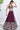 Sequins Work Burgundy Designer 3 Piece Lehenga Choli In Chiffon Fabric