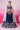 Attractive Navy Blue Color Sequins Work On Satin Fabric Wedding Wear Lehenga Choli