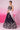 Awesome Sequins Work On Satin Fabric Purple Color Wedding Wear Lehenga Choli