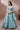 Organza Cyan Designer Lehenga With Printed Work And Mesmeric Blouse