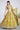 Printed Work Yellow Designer 3 Piece Lehenga In Organza Fabric