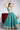 Organza Sangeet Wear Lehenga Choli In Sea Green With Printed Work