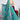 Organza Sangeet Wear Lehenga Choli In Sea Green With Printed Work