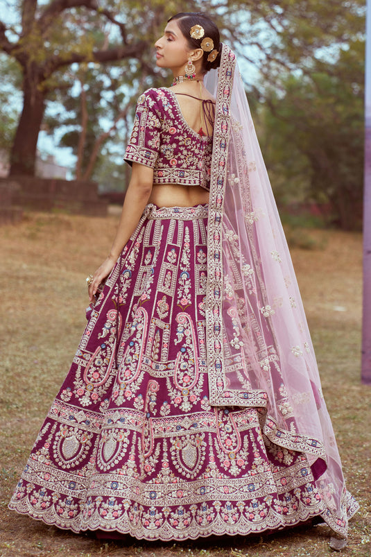 Charm Purple Designer Lehenga Choli