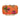 Fancy Fabric Orange Color Party Style Delicate Clutch