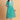 Engaging Sea Green Color Georgette Fabric Readymade Kurti