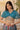 Teal Color Fashionable Readymade Crop Top With Lehenga In Art Silk Fabric