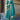 Teal Color Organza Fabric Weaving Work Tow Tone Saree For Function