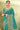 Weaving Work On Flamboyant Dola Silk Fabric  Saree In Cyan Color