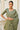 Kalamkari Weaving Work On Green Handloom Raw Silk Festive Wear Saree With Designer Blouse