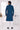 Mens Designer Thread Work Rich Teal Silk Wedding Collection Indo Western Sherwani Set With Aligadhi Pant