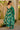 Traditional Green Printed Function Wear Readymade Anarkali Dress