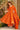 Elegant Orange Printed Readymade Anarkali Suit With Dupatta
