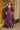 Rayon Purple Printed Readymade Anarkali Dress