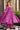 Magenta Traditional Bandhani Print Flared Anarkali Kurta With Palazzo