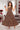 Brown Rayon Digital Printed Party Wear Readymade Kids Gown