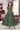 Teal Heavy Rayon Digital Printed Kid's Girls Gown
