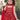 Girls Muslin Red Printed Readymade Anarkali Dress