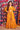 Yellow Grace Chinon Printed Kids Indo Western Suit With Shrug