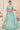 Sea Green Color Net Fabric Enticing Sequins Work Lehenga