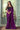 Georgette Fabric Purple Color Saree With Winsome Border Work