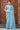 Incredible Embroidered Work On Chiffon Fabric Cyan Color Saree