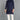 Vibrant Navy Blue Color Cotton Embroidered Kurta Pyjama For Function