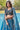 Blue Color Fascinating Function Style Organza Fabric Lehenga