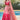 Pink Color Charismatic Function Style Organza Fabric Lehenga