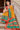 Blazing Mustard Color Printed Art Silk Saree