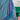 Woven Art Silk Saree in Cyan Color