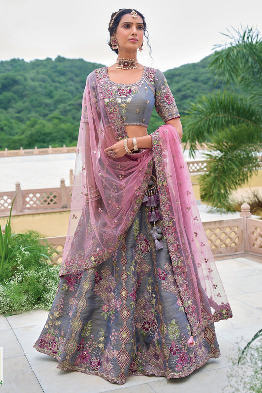 Eternal Elegance Silk Bridal Wear Lehenga Choli