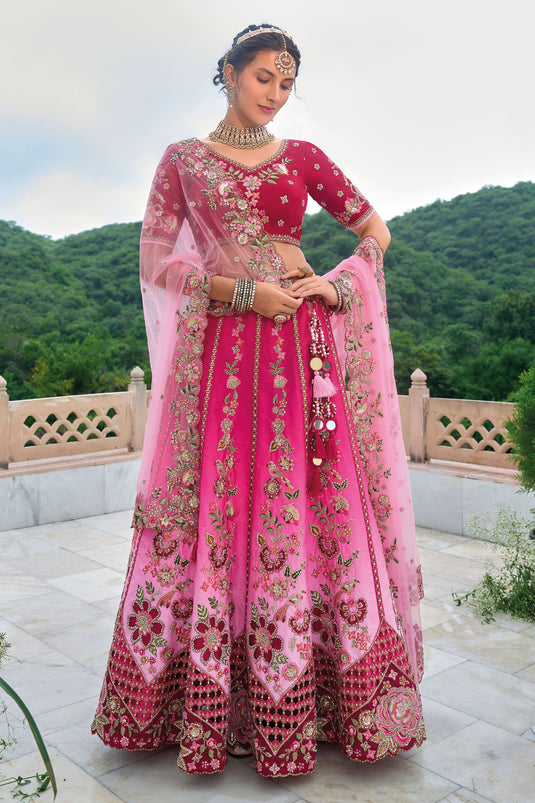 Rani Essence Silk Fabric Bridal Lehenga Choli