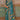 Teal Color Brilliant Art Silk Printed Saree