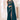 Teal Radiance Embroidered Work Chiffon Satin Saree