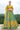 Sapphire Yellow Pure Silk Heavy Embroidered Bridal Lehenga Choli