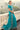 Blazing Cyan Color Embroidered Thread Work Crepe Saree