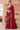 Red Georgette Party Style Lace Work Saree With Designer Blouse