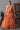 Organza Printed Lehenga Choli In Orange Color