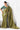 Olive Art Silk Lace Border Work Saree For Party Wear