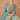 Eugeniya Belousova Chinon Fabric Captivating Cyan Color Palazzo Suit