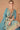 Eugeniya Belousova Chinon Fabric Captivating Cyan Color Palazzo Suit